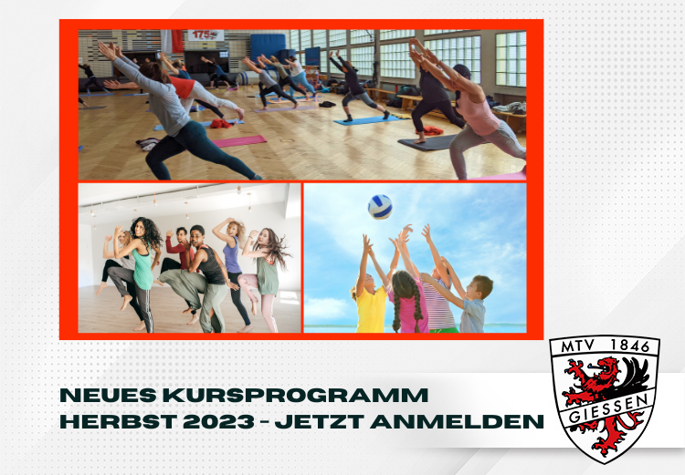 Neues Kursprogramm Herbst 2023 - Jetzt anmelden